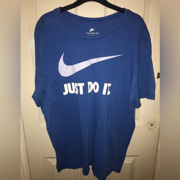 Nike Other - Mens blue Nike just do it T-shirt